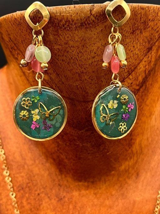 Boucles d’oreilles collection Nature fleurs