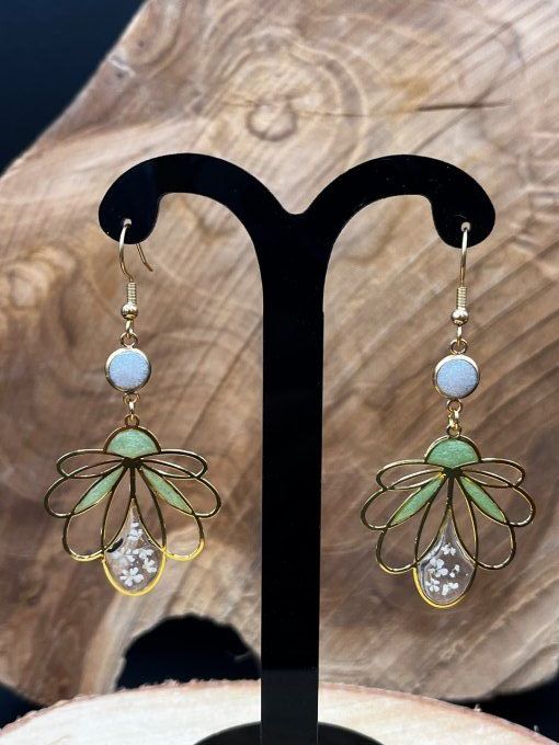 Boucles d'oreilles collection Lotus