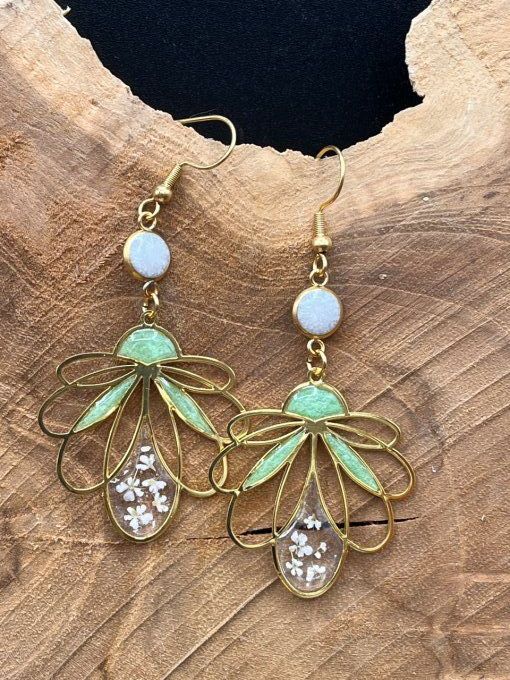 Boucles d'oreilles collection Lotus