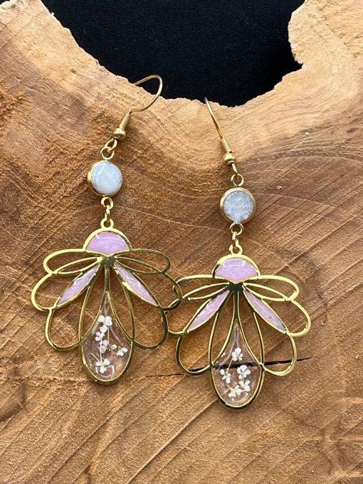 Boucles d'oreilles collection Lotus