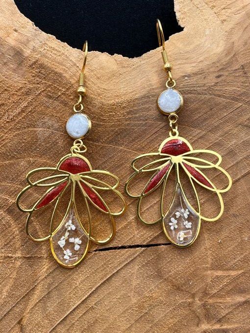 Boucles d'oreilles collection Lotus 