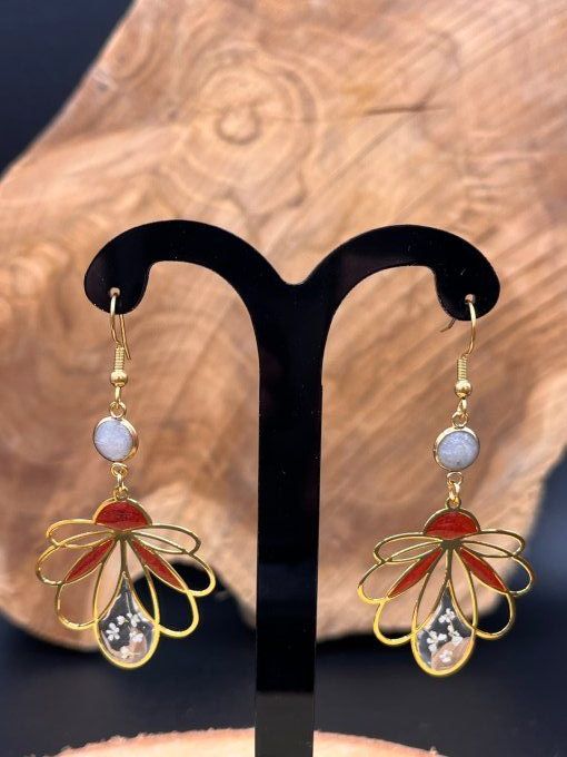 Boucles d'oreilles collection Lotus 